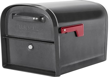 ARCHITECTURAL MAILBOXES 6300P-10 Locking Parcel Mailbox, Pewter, XL