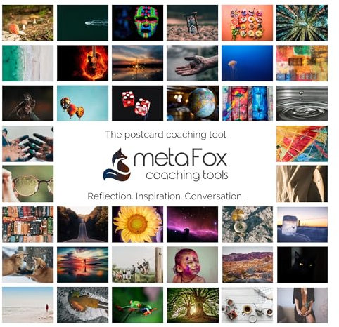 metaFox Deep Pictures (Inglese) - Cartoline Set di 52 carte Immagini intensive Domande potenti come per prestazioni, consapevolezza o terapia.