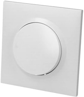 Legrand 600705 Poussoir dooxie one 6A, 250V~ livré avec plaque carrée blanche et griffes