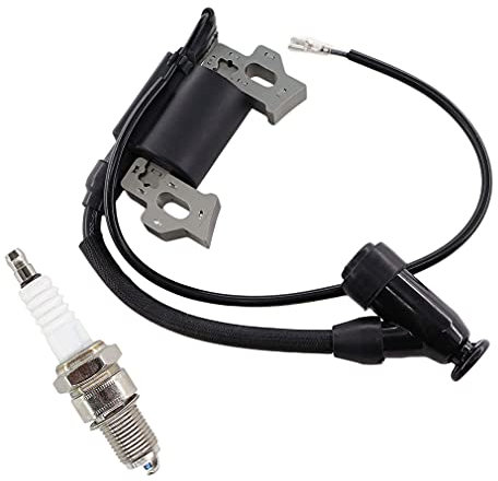 AISEN Ignition Coil with Spark Plug for Einhell Royal Petrol Lawnmower N-BM 46 S-SE, BG-PM 46, GH-PM 46