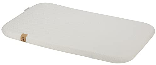 CuddleCo Little Me Firm Co-Sleeper Mattress, 83x50cm | Hypo-Allergenic, Breathable and Comfortable, removable machine washable cover