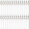 Ausla 50 PCS Fotohalter Mit Klammern, Krokodilklemmen, Memo Clip Halter Stand Metall Foto Note Krokodil Clip Clip Mit Draht Diy Craft Wire Clip 3.94 Zoll