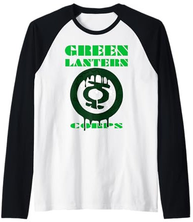 Graff del Cuerpo de Linternas Verdes de DC Camiseta Manga Raglan