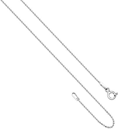 Chief Silberkette Kugelkette für Damen 925er Halskette ohne Anhänger 55 cm