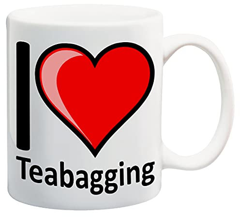 Partybitz I Love Tea Bagging 11oz Ceramic Mug