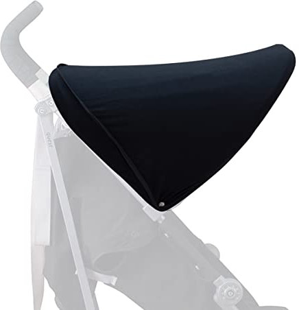 JYOKO KIDS Verdeck für Kinderwagen kompatibel mit Maclaren Quest, Techno (BLACK SERIES)