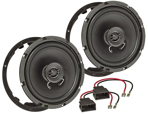 tomzz Audio 4037-004 TA16.5-Pro Lautsprecher Einbau-Set kompatibel mit Mitsubishi ASX Mirage Space Star Outlander Pajero165mm Koaxial System