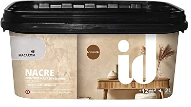 PEINTURE NACRE effet nacré fin 2L MACARON - ID PARIS