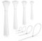 200 Stück Kabelbinder Weiß Set,100/150/200/300 mm(je 50 Stück),Highwings Nylon Verschiedene Größen Super Haltbar Selbsthemmend Kabelbinder für Kabelmanagement, Gartenarbeit, Wohnen und Werkstätten