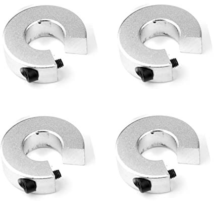 S SIENOC 4 Stück SBR Linearer Schienenstopper SBR Schienenstopper für SBR16 Linearschiene CNC-Teile Werkzeug Wellenbegrenzung Befestigungsring Aluminiumlegierung