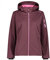 CMP - Leichte Softshelljacke für Damen mit abnehmbarer Kapuze, Pflaume, D38