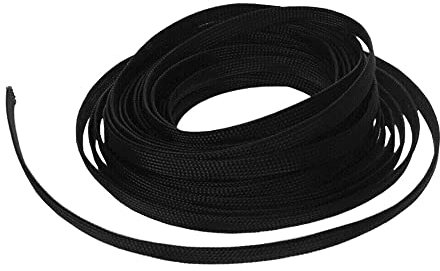 MOCNT 3mm Guaina Cavi PET Guaina Cavo Intrecciata Manicotto Espandibile Guaina Fili Elettrici Gestione dei Cavi Flessibile Ordinato Protettivo Tubo Guaina Isolante 10 Metri