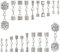 PH PandaHall 10 Styles Leather Cord End Caps 20 Sets Rope End Caps with Lobster Clasp End Tip with Loop Ring Connector for DIY Crafts Jewellery Making Findings Necklace Bracelet Anklet