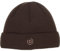 bugatti Herren Mütze - Einfarbige Strickmütze in Wollmischung mit Logo - One Size Chocolate