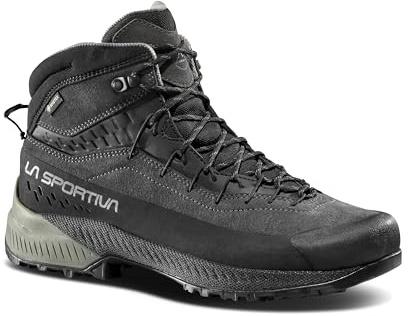La Sportiva Mens TX4 EVO Mid GTX Approach/Hike Shoes, Carbon/Clay, 11