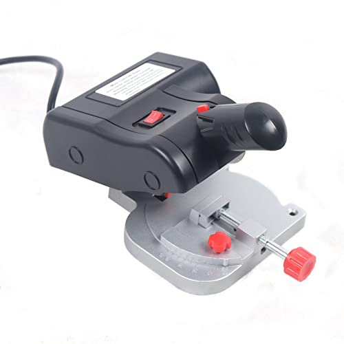 Mini troncatrice per seghetto, mini troncatrice, 4500 giri/min, mini seghetto portatile, 0-45° regolabile per sega elettrica da tavolo