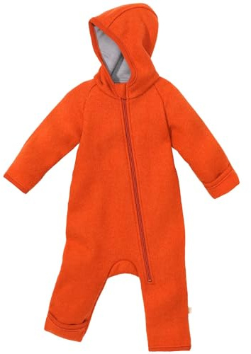 Disana ZIPP-OVERALL Baby & Kinder - 100% Bio-Merino, Wollwalk – atmungsaktiv & angenehm wärmend - unisex Gr. 50 – 116 – nachhaltig & fair – mit Reißverschluss - made in Germany