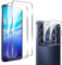 Heioloo [4 Piezas Protector de Pantalla para Vivo V40 se 5g/vivo V30 Lite 4G, [2+2] Piezas Cristal Templado con Protector de Lente de cámara,Sin Burbujas, Dureza 9H Vidrio Templado, Arañazos