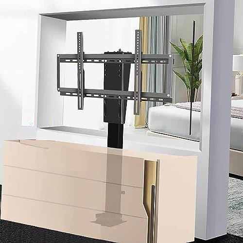 tv wall mount,wall mount tv bracket, Motorised TV Bracket Stand - with 360° Rotation TV Mount, Electric TV Lift Mount Hidden in Cabinet, Suitable for 26-70 Inch LED Screens TV Floor Stand, with Load 6