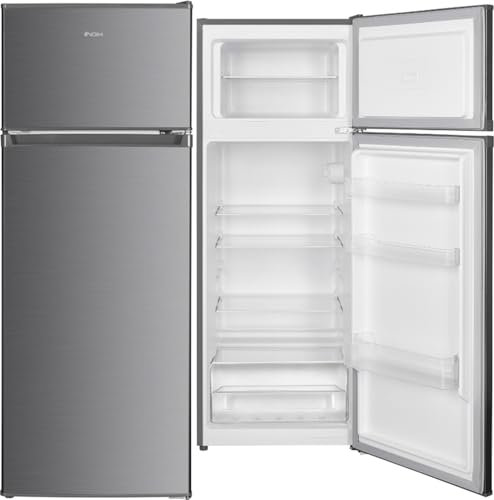 Ngm DP240XME - Frigorifero doppia porta, 206 litri, statico, inox, classe energetica E