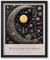 Poster Master Poster mit Mond und Sternen – William Morris – himmlische und Astronomiekunst – florales Einweihungsgeschenk – ästhetische Wandkunst – tolle Dekoration für Büro oder Schlafzimmer – 20,3