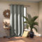 RESTILO Blackout Vorhang 140x270 cm Silber 1 St. Ösenschal Verdunkelungsvorhang Blickdicht Fensterdekoration Dekoschal Dekorvorhang Blackout