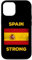 Hülle für iPhone 15 Spanien stark, Flagge von Spanien, Land Spanien, Spanien