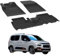 Sahler Fußmatten Automatten kompatibel mit Citroen Berlingo 2019-2024 | 4.5D Premium TPE Gummi Antirutsch Gummimatten Wasserdicht Car Auto Matte Schwarz