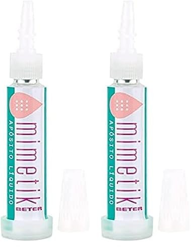 Beter – Tirita transparente líquida Mimetik, Forma una capa protectora flexible, transpirable y 100% resistente al agua, El embalaje puede variar (Paquete de 2)