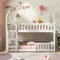 Merax Twin Bunk Bed With Ladder, Solid Wood Frame, Castle-Shaped 3FT Single Gaming Bed, 90 x 190 cm Children's Room Furniture, Wooden Frame for Kids (White)