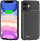 TAYUZH 7000mAh Battery Case for iPhone 11 (6.1 inch) Upgraded Slim Portable Protective Charger Rechargeable Extended Battery Charging Case Compatible with iPhone 11 Black