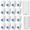 Allyson Sacchetti per aspirapolvere Miele, set di filtri di ricambio per C1, C3, S5, GN, S8340, S8360 - 5 strati compatibili con aspirapolvere Miele, sacchetti di ricambio per S600-S8999 (16 pezzi)