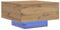 vidaXL Moderner Couchtisch aus Massivholz Eiche für Wohnzimmer Eichenholz Quadrat 55 x 31 cm Innenbereich Stylish Niedrig Servieren Langlebig Holz Konstruktion Möbel Zeitgenössisch Holz