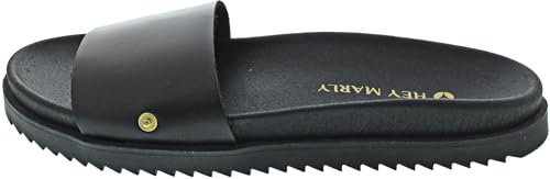 Hey Marly Casual Clean Black Pantolette Schwarz