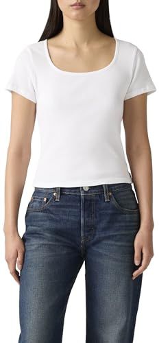 Levi's Damen Essential Sqrd Neck Tee T-Shirt (1er Pack)