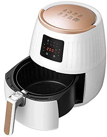 GYKOZY Air Fryer, 3.2L Large Capacity Touch Screen thermoelectric Digital air Fryer Oven, no Oil pan, with 6 Cooking presets and Recipes, Detachable Non-Stick Basket 1500W