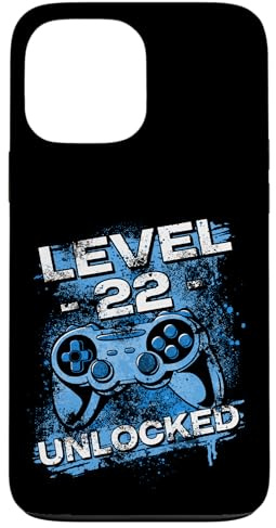 Level 22 Unlocked | Zocker und Gamer Hülle für iPhone 13 Pro Max
