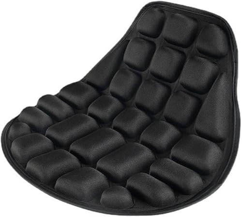 YNNBJX Motorrad Sitzkissen Für Yamaha Tricity 125/Tricity 155/Tricity 300 2014-2021+, Motorrad Sitzbezüge Sitzauflagen Atmungsaktive Stoßdämpfung Motorrad-Sattelkissen,Black