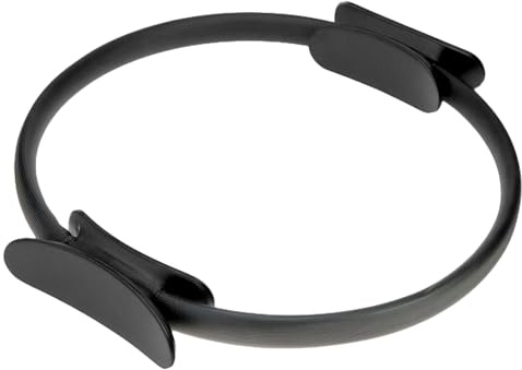 QWORK® 38CM Fitnessring für Ganzkörpertraining, Widerstandsring für Yoga, Core-Workout und Krafttraining mit Doppelgriff