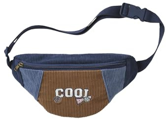 VERTBAUDET Bauchtasche Cool School für Jungen aus Samt