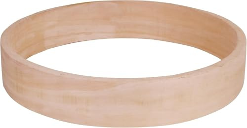 Shamanic Drum Hoop, Native Zedernholz Rahmen Ring, Handgefertigte Muschel für DIY Drum Making (18 Zoll)