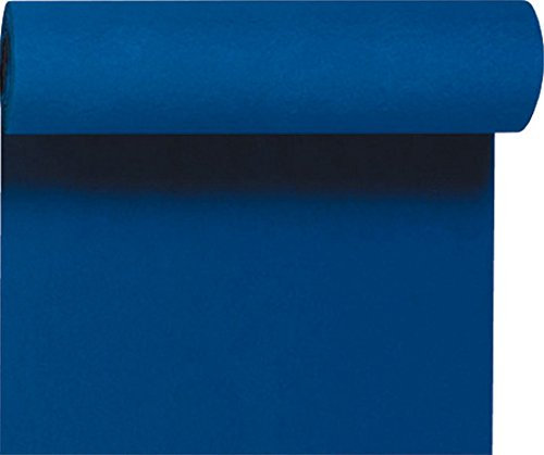 Duni Dunicel-Tischläufer 3 in 1, alle 40 cm perforiert, Uni dunkelblau, 40 cm x 4,8 m