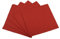 Funny Zelltuchservietten | 40 x 40 cm, 1/4 Falz, 3-lagig, rot |4er Pack (4 x 250 Stück)