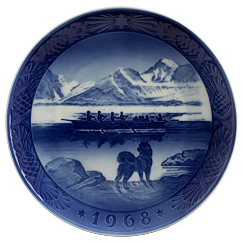 ROYAL COPENHAGEN PIATTO DI NATALE 1968 ORIGINALE PORCELLANA PRIMA SCELTA