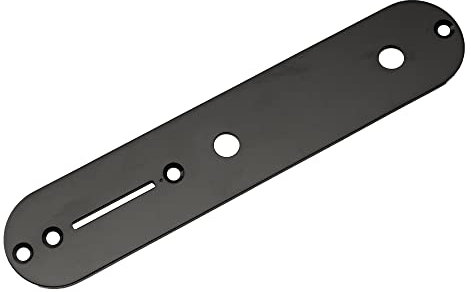 Musiclily 32mm Piastra di Controllo Tele Control Plate per Chitarra Elettrica tipo Tele, Nero