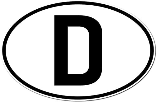 GreenIT D Aufkleber Auto Sticker BRD GER Deutschland Länderkennzeichen Zeichen Symbol 4061963019719