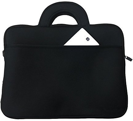 LaoZan Housse d'ordinateur portable/Sac à main/Sac d'ordinateur/Néoprène Résistant à L'eau Housse Pour Apple MacBook/ipad/Samsung 11 Noir