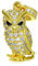 GNOCE Eulenanhänger Charm Anhänger S925 Sterling Silber Dich Bewachen 18k Gold Plattiert Charm Perlen mit Zirkonia für Armband Halskette Weihnachts Schmuck Geschenk für Damen Herren