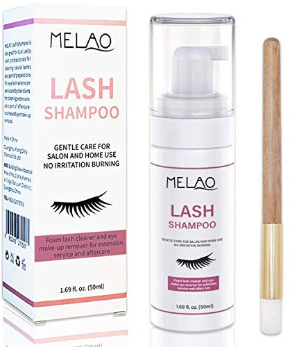 Wimpernverlängerungs-Reiniger, Augenlid-Schaumreiniger, Wimpern-Schaumshampoo, frei von Öl, Parabenen und Sulfaten, absolut sicher für natürliche Wimpern und nicht reizend