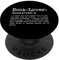 PopSockets Buch Liebhaber Definitions-T-Stück Bücherwurm Ehemann PopSockets PopGrip: Ausziehbarer Sockel und Griff für Handys/Tablets mit Tauschbarem Top
